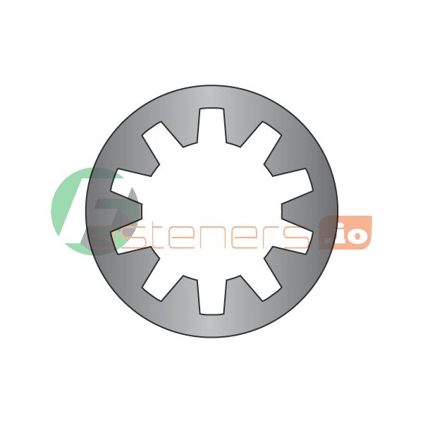 Newport Fasteners Internal Tooth Lock Washer, For Screw Size #2 Steel, Black Oxide Finish, 10000 PK 360355 - main
